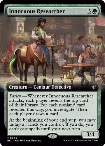 Innocuous Researcher (Extended Art) (348), Commander: Murders at Karlov Manor — Magic card price