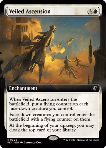 Veiled Ascension (Extended Art) (329), Commander: Murders at Karlov Manor — Magic card price