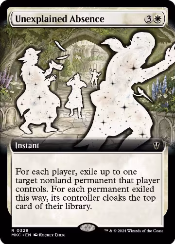 Unexplained Absence (Extended Art) (328), Commander: Murders at Karlov Manor — Magic card price