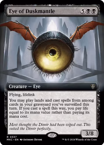 Eye of Duskmantle (Extended Art) (337), Commander: Murders at Karlov Manor — Magic card price