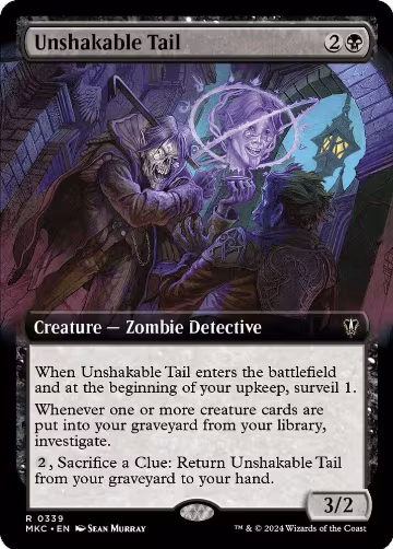 Unshakable Tail (Extended Art) (339), Commander: Murders at Karlov Manor — Magic card price