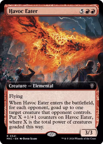 Havoc Eater (Extended Art) (341), Commander: Murders at Karlov Manor — Magic card price
