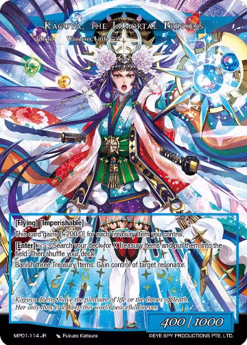 Moon Princess of Stellar Wars // Kaguya, the Immortal Princess (MP01-114 JR), Masterpiece "Pilgrim-Memories" — Force of Will card price