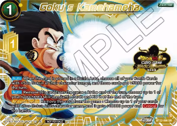 Goku's Kamehameha (2023 World Championship Z-Extra Card Set) (BT22-086), Tournament Promotion Cards — DB Super card price