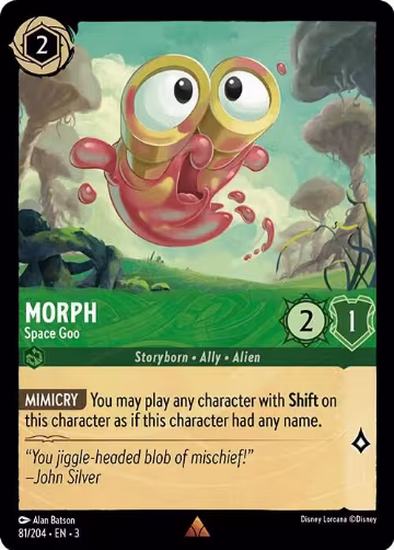 Morph - Space Goo (81/204), Into the Inklands — Lorcana card price