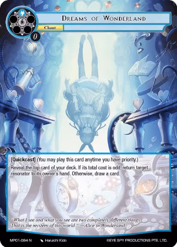 Dreams of Wonderland (MP01-084 N), Masterpiece "Pilgrim-Memories" — Force of Will card price