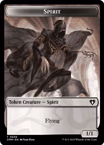 Spirit (0039) // Zombie (0013) Double-Sided Token (39 // 13), Commander Masters — Magic card price