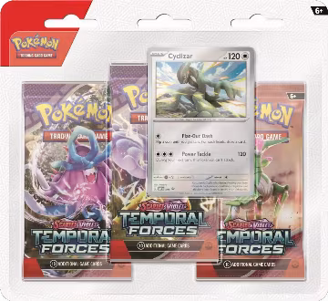 Temporal Forces 3 Pack Blister [Cyclizar], Temporal Forces — Pokémon sealed product price