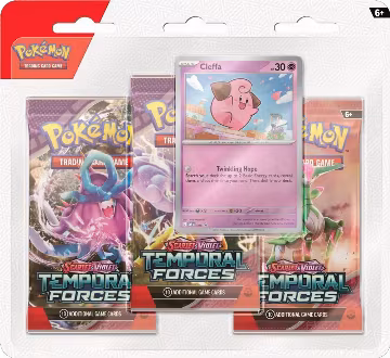 Temporal Forces 3 Pack Blister [Cleffa], Temporal Forces — Pokémon sealed product price