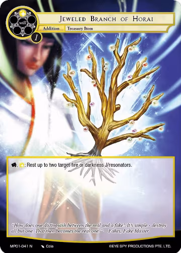 Jeweled Branch of Horai (MP01-041 N), Masterpiece "Pilgrim-Memories" — Force of Will card price