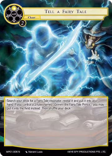 Tell a Fairy Tale (MP01-006 N), Masterpiece "Pilgrim-Memories" — Force of Will card price