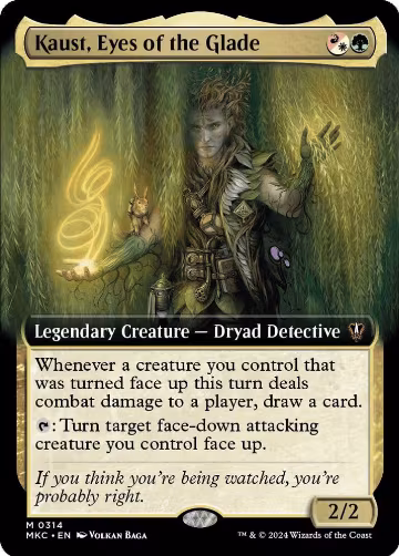 Kaust, Eyes of the Glade (Extended Art) (314), Commander: Murders at Karlov Manor — Magic card price