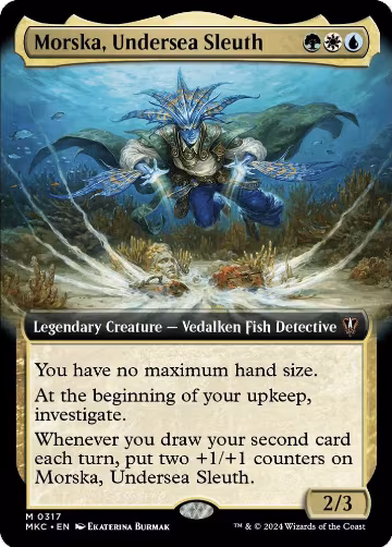 Morska, Undersea Sleuth (Extended Art) (317), Commander: Murders at Karlov Manor — Magic card price