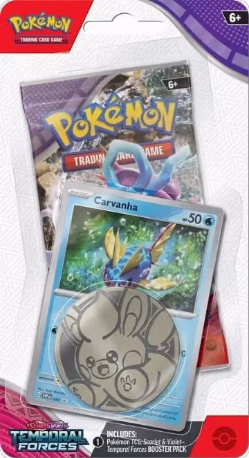 Temporal Forces Single Pack Blister [Carvanha], Temporal Forces — Pokémon sealed product price