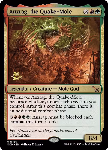 Anzrag, the Quake-Mole (186), Prerelease Cards — Magic card price