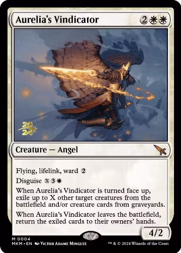 Aurelia's Vindicator (4), Prerelease Cards — Magic card price