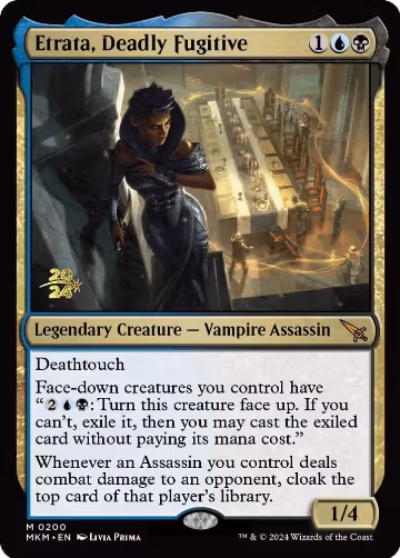 Etrata, Deadly Fugitive (200), Prerelease Cards — Magic card price