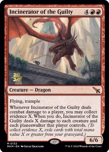 Incinerator of the Guilty (132), Prerelease Cards — Magic card price