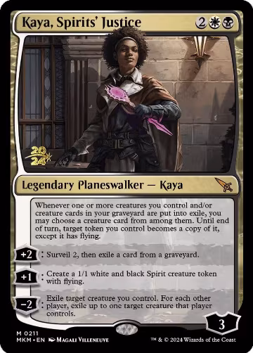 Kaya, Spirits' Justice (211), Prerelease Cards — Magic card price