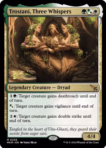 Trostani, Three Whispers (238), Prerelease Cards — Magic card price
