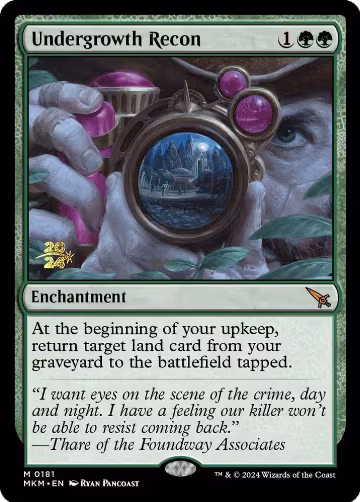 Undergrowth Recon (181), Prerelease Cards — Magic card price