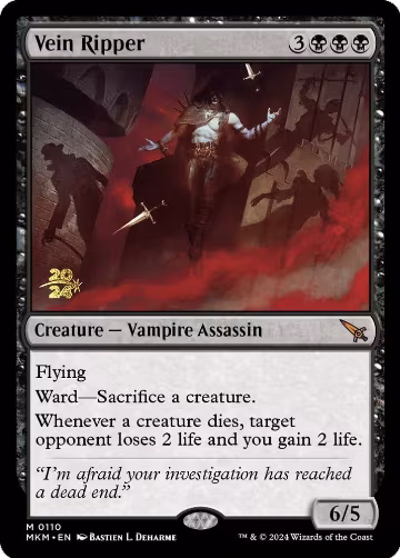 Vein Ripper (110), Prerelease Cards — Magic card price