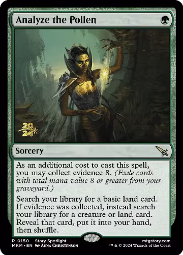Analyze the Pollen (150), Prerelease Cards — Magic card price