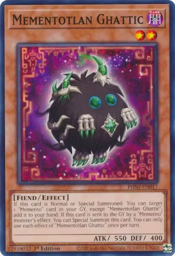 Mementotlan Ghattic (PHNI-EN017), Phantom Nightmare — Yu-Gi-Oh! card price