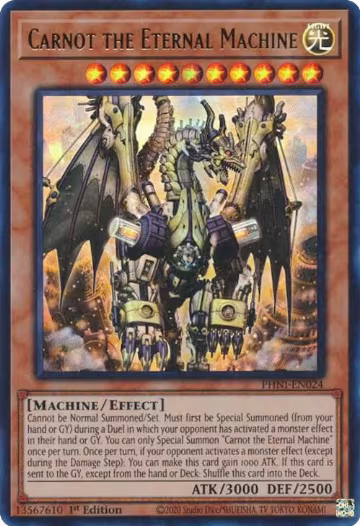 Carnot the Eternal Machine (PHNI-EN024), Phantom Nightmare — Yu-Gi-Oh! card price