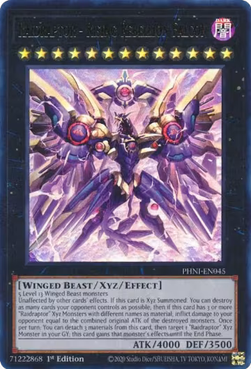 Raidraptor - Rising Rebellion Falcon (PHNI-EN045), Phantom Nightmare — Yu-Gi-Oh! card price