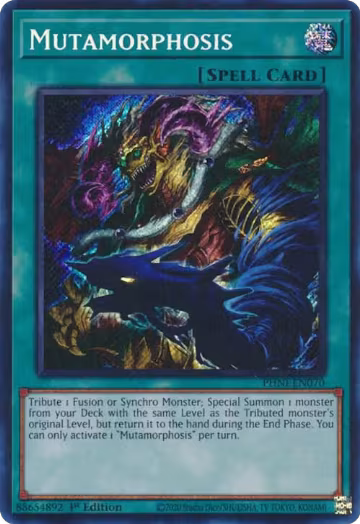 Mutamorphosis (PHNI-EN070), Phantom Nightmare — Yu-Gi-Oh! card price