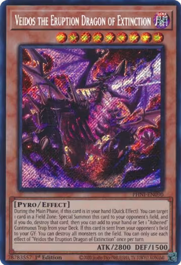 Veidos the Eruption Dragon of Extinction (PHNI-EN090), Phantom Nightmare — Yu-Gi-Oh! card price