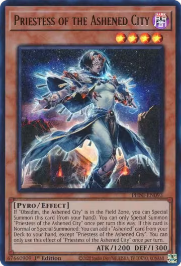 Priestess of the Ashened City (PHNI-EN093), Phantom Nightmare — Yu-Gi-Oh! card price