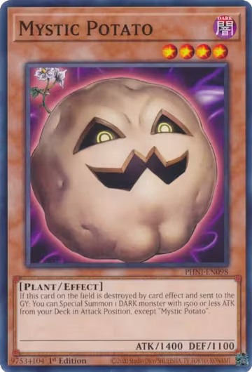 Mystic Potato (PHNI-EN098), Phantom Nightmare — Yu-Gi-Oh! card price