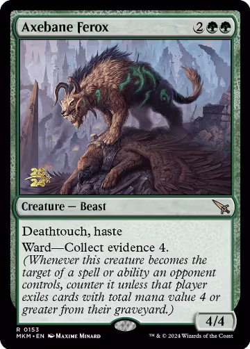 Axebane Ferox (153), Prerelease Cards — Magic card price