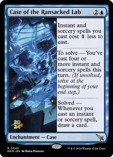 Case of the Ransacked Lab (45), Prerelease Cards — Magic card price