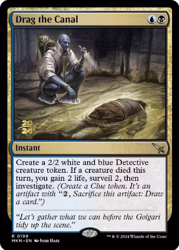 Drag the Canal (199), Prerelease Cards — Magic card price