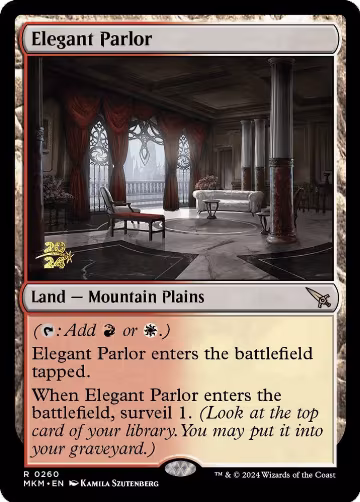 Elegant Parlor (260), Prerelease Cards — Magic card price