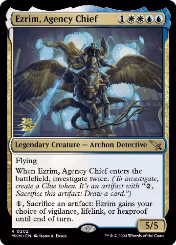 Ezrim, Agency Chief (202), Prerelease Cards — Magic card price