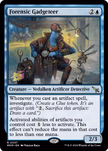 Forensic Gadgeteer (57), Prerelease Cards — Magic card price