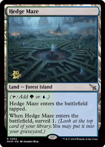 Hedge Maze (262), Prerelease Cards — Magic card price