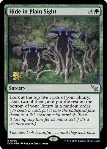 Hide in Plain Sight (166), Prerelease Cards — Magic card price