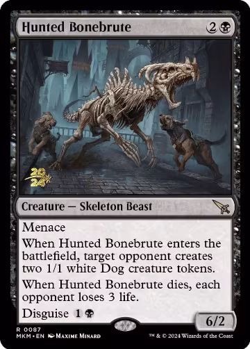 Hunted Bonebrute (87), Prerelease Cards — Magic card price