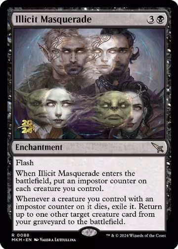 Illicit Masquerade (88), Prerelease Cards — Magic card price