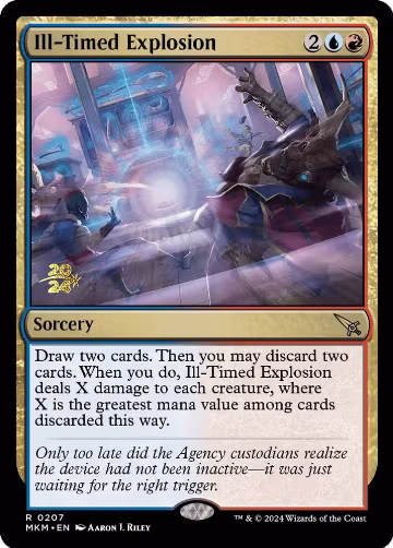 Ill-Timed Explosion (207), Prerelease Cards — Magic card price