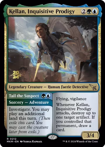 Kellan, Inquisitive Prodigy (212), Prerelease Cards — Magic card price