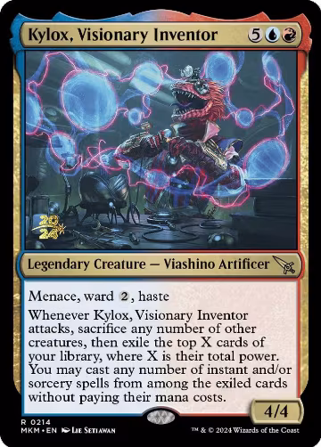 Kylox, Visionary Inventor (214), Prerelease Cards — Magic card price