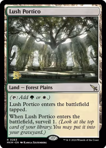 Lush Portico (263), Prerelease Cards — Magic card price