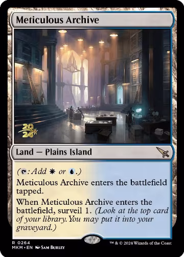 Meticulous Archive (264), Prerelease Cards — Magic card price