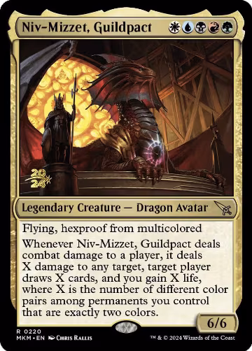 Niv-Mizzet, Guildpact (220), Prerelease Cards — Magic card price